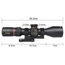 Load image into Gallery viewer, Sniper VT 4-16x44 MFFP First Focal Plane (FFP) Scope with Red/Green Illuminated Reticle