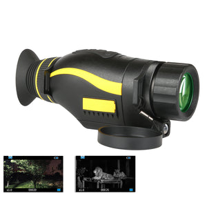 Coyote Finder Night Vision Monocular 5X40 Night Vision Infrared IR Camera HD Digital Night Vision Scopes with 1.5” TFT LCD Take Photos and Video Playback Function and TF Card for Hunting