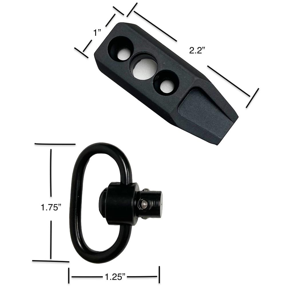 BCM GUNFIGHTER KEYMOD Quick Detachable Sling Mount BCM GUNFIGHTER KEYMOD Quick Detachable Sling Mount