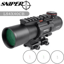 Load image into Gallery viewer, Prism Scope LS 4X40 CB Red/Green/Blue Illuminated Reticle