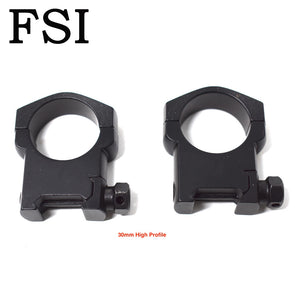 FSI Tactical Heavy Duty 1 inch Low/Medium/High Profile Ring Rifle Scope Mount Weaver and Picatinny Mount