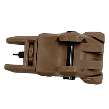 Load image into Gallery viewer, Polymer Flip up Backup Sight Front and Rear Sight 20mm Rail