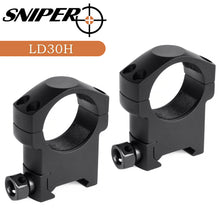 Load image into Gallery viewer, Tactical Heavy Duty 30MM Low/Medium/High Profile Ring Rifle Scope Mount Weaver and Picatinny Mount