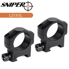 Load image into Gallery viewer, Tactical Heavy Duty 30MM Low/Medium/High Profile Ring Rifle Scope Mount Weaver and Picatinny Mount