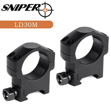 Load image into Gallery viewer, Tactical Heavy Duty 30MM Low/Medium/High Profile Ring Rifle Scope Mount Weaver and Picatinny Mount