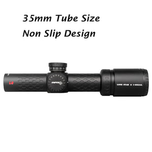 Sniper LS 1-10x24 Scope 35mm Tube with Red Illuminated Reticle .308