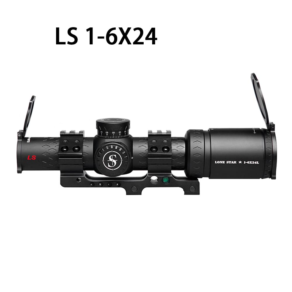 Sniper LS 1-6X24 WA Scope 35mm Tube with Red Illuminated Reticle
