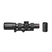 Load image into Gallery viewer, Sniper LS 1-6X24 WA Scope 35mm Tube with Red Illuminated Reticle