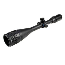 Load image into Gallery viewer, Sniper 6-24x50mm Scope W Front AO Adjustment. Red/Blue/Green mil-dot Reticle