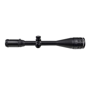 Sniper 6-24x50mm Scope W Front AO Adjustment. Red/Blue/Green mil-dot Reticle
