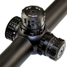 Load image into Gallery viewer, Sniper 6-24x50mm Scope W Front AO Adjustment. Red/Blue/Green mil-dot Reticle