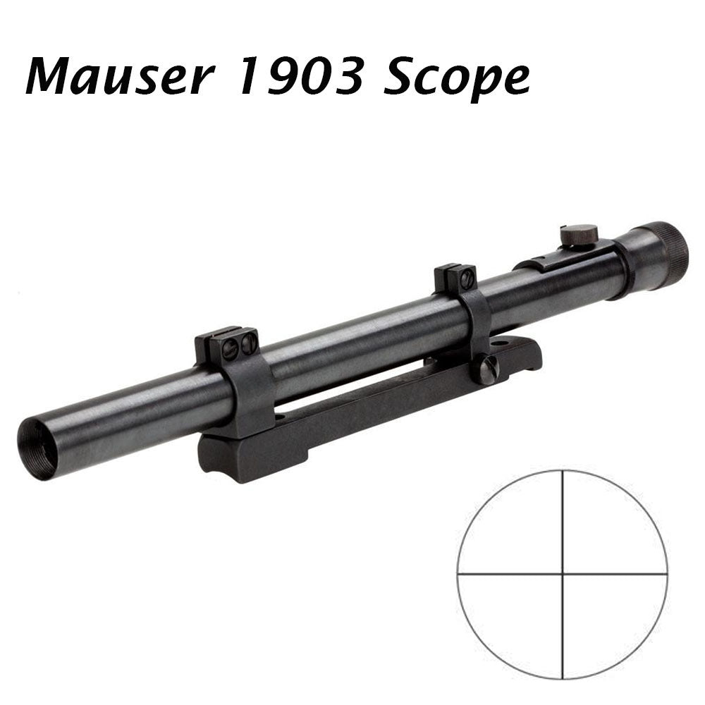 Sniper Mauser 1903 Rifle Scope Steel Tube and Steel Mount – Texas 