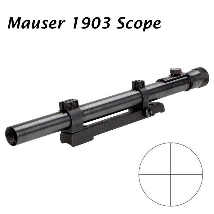 Sniper Mauser 1903 Rifle Scope Steel Tube and Steel Mount