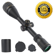 Load image into Gallery viewer, Sniper NT-HD 6-24X50AOL Scope 1 INCH Tube with Red, Green Illuminated Reticle