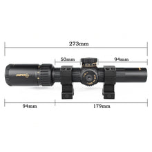 Load image into Gallery viewer, Sniper NT 1-6X24 Tactical Rifle Scope Red/Green Illuminated Reticle