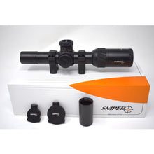 Load image into Gallery viewer, Sniper NT-HD 1-8X24 Tactical Rifle Scope Red Illuminated Reticle