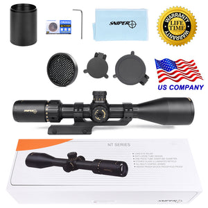 Sniper NT 3-18X50 Tactical Rifle Scope Red/Green Illuminated Rangefinder Reticle