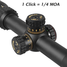 Load image into Gallery viewer, Sniper NT-HD 6-24X50AOL Scope 1 INCH Tube with Red, Green Illuminated Reticle