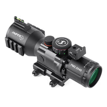 Load image into Gallery viewer, Sniper GII PM3.5X40 Prism Scope with Red, Green Illuminated Rapid Range Reticle