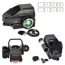 Load image into Gallery viewer, Sniper RD22LG Holographic Reflex Sight with 4 Reticles Red and Green Dot with Green Laser