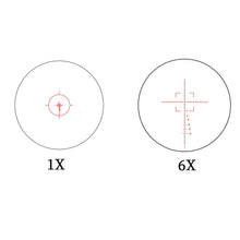 Load image into Gallery viewer, Sniper VT 1-6X24 FFP First Focal Plane (FFP) Scope with Red/Green Illuminated Reticle