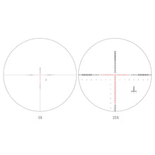 Load image into Gallery viewer, Sniper ZT 5-25x50 FFP First Focal Plane (FFP) Scope with Red/Green Illuminated Reticle