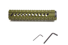 Load image into Gallery viewer, 10&#39;&#39; Green Quad Rail Free Floating Mid Length Handguard Rail