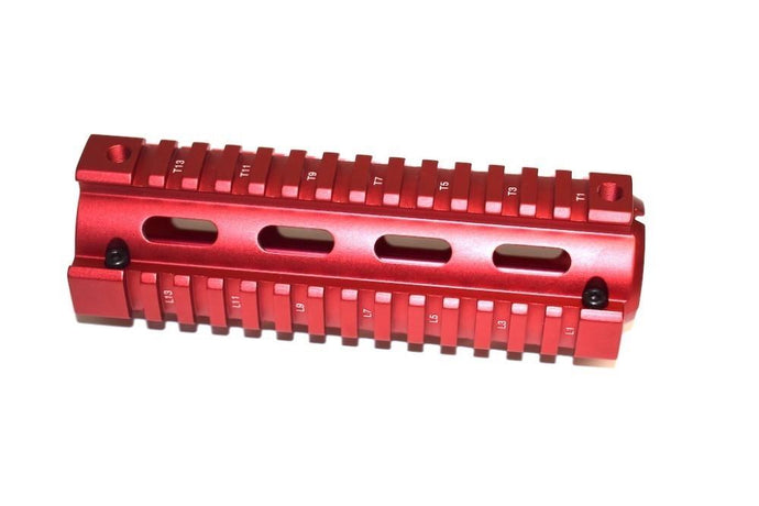 Red Carbine Quad Rail 2 piece Drop-in 6.7'' handguard for M4