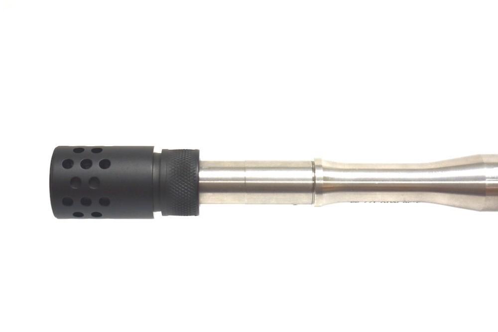 AR-15 1/2x28 Micro Slip Over Shroud with Multi Port Muzzle Brake 223/5 ...
