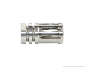 A2 Stainless Steel Flash Hider Birdcage Muzzle Brake AR15 1/2x28 USA Made