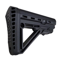 Load image into Gallery viewer, AR15 6-Position Adjustable Carbine Stock with Butt Pad - RUBBER BUTTPAD