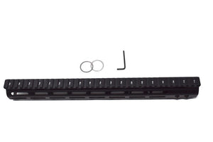 AR15 15" Slim M-LOK Handguard Rail One Piece Free Float with 6 Screws