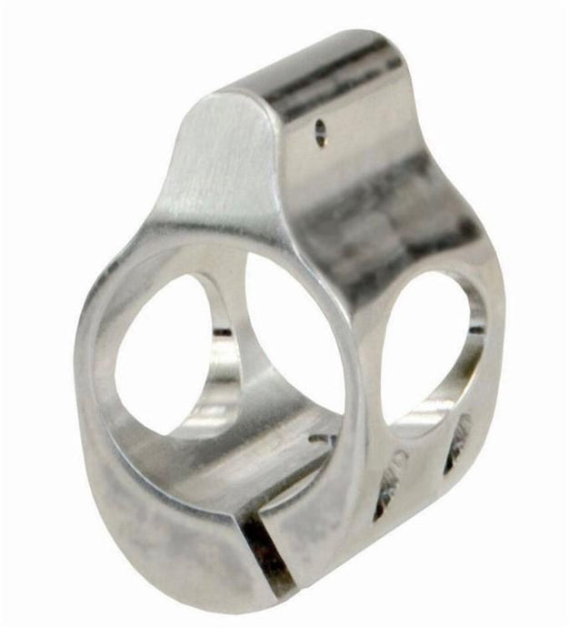 Clamp-On Gas Block .750 Stainless Low Profile Steel
