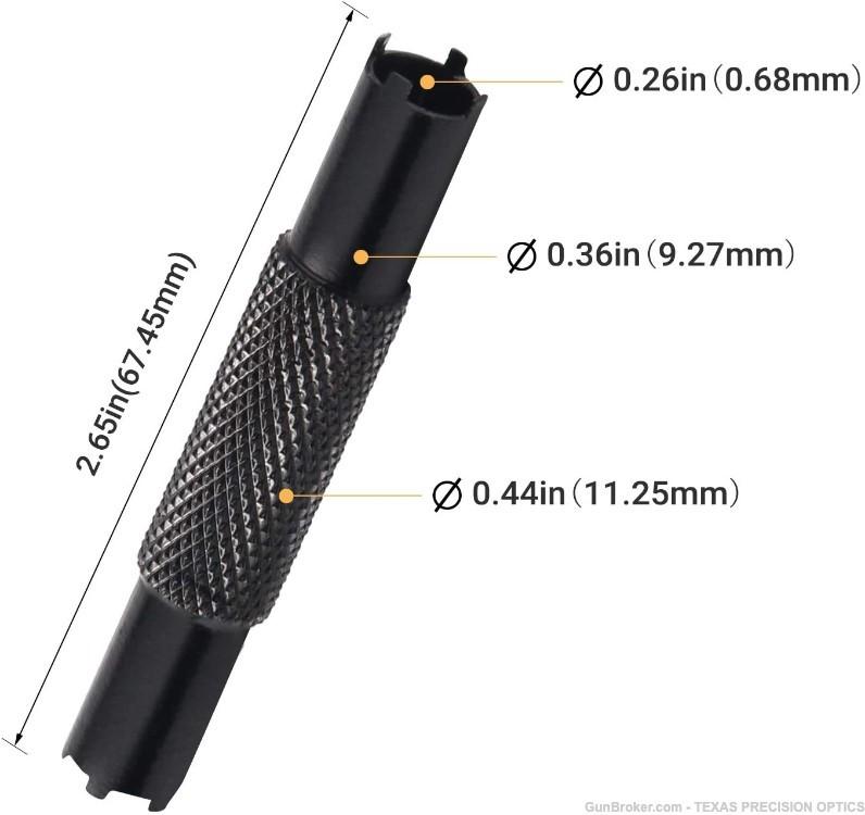 Front Sight Post Tool,4 & 5 Prong Long Design, Front Sight Adjustment Tool