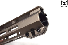 Load image into Gallery viewer, 7&#39;&#39; Burnt Bronze M-LOK Free Float Handguard for AR15 pistol