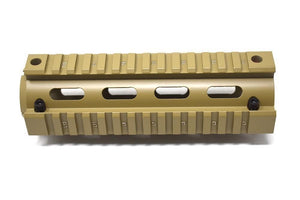 2 piece Drop-in 6.7'' Olive Drab Carbine Quad Rail handguard