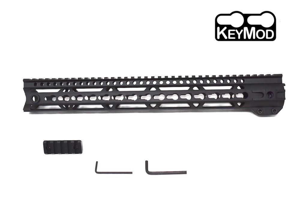 AR15 15'' Keymod Eclipse Free Float Handguard rail with Picatinny rail