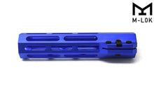 Load image into Gallery viewer, 7&#39;&#39; Blue M-LOK Free Float Handguard for AR15 Pistol