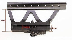 AK-47 AK Side Rail Scope Mount 20mm Weaver Black Quick Detachable