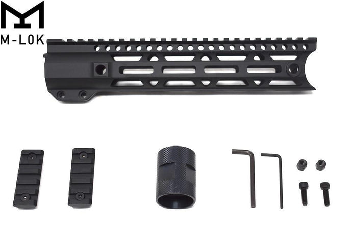 AR15 10'' M-LOK Free Float Handguard rail with Picatinny rail Eclipse