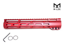 Load image into Gallery viewer, AR15 12&#39;&#39; Red M-LOK Free Float Handguard