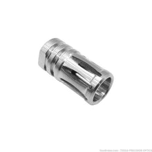 Load image into Gallery viewer, A2 Stainless Steel Flash Hider Birdcage Muzzle Brake AR15 1/2x28 USA Made