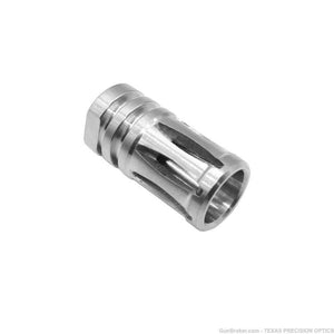 A2 Stainless Steel Flash Hider Birdcage Muzzle Brake AR15 1/2x28 USA Made