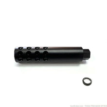 Load image into Gallery viewer, 1/2x28 thread 5.5 inch extra long muzzle brake for .22LR/223/556 w/washer