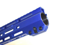 Load image into Gallery viewer, 10&#39;&#39; Blue M-LOK Free Float Handguard Rail Ultra Lightweight for AR15