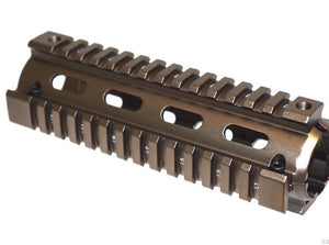 2 piece Drop-in 6.7'' handguard Carbine Quad Rail M4 (Tan)