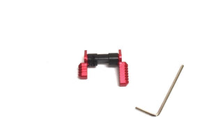 AR15 Ambi Safety Selector 223 Steel For AR lower(Red)