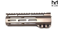 Load image into Gallery viewer, 7&#39;&#39; Burnt Bronze M-LOK Free Float Handguard for AR15 pistol