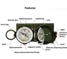 Load image into Gallery viewer, Military Compass Sighting Outdoor Camping Hiking Survival Marching